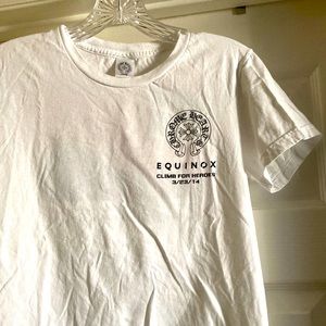 Chrome Hearts Boys T-shirt Climb For Hero’s 3/23/14 sz Large but runs small